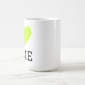 Ich liebe Limette Kaffeetasse (Mittel)
