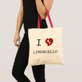 Ich liebe Limoncello Tragetasche (Vorderseite (Produkt))