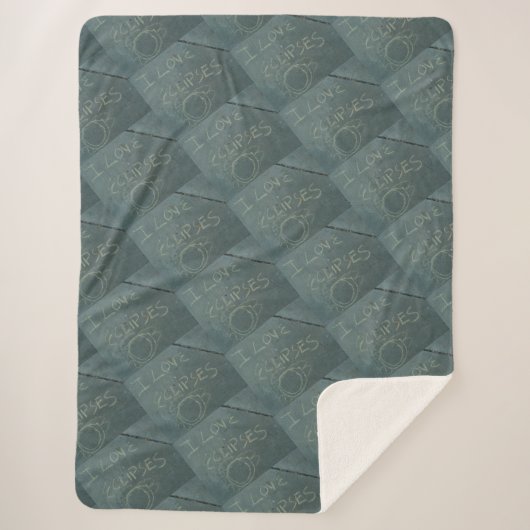 Ich Liebe Lippendecke mit zeichnend Kreide Sherpadecke (Vorderseite)