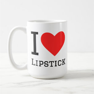 Ich liebe Lippenstift Kaffeetasse