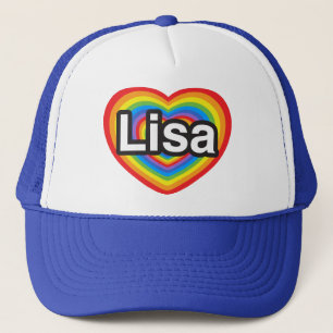 Ich Liebe Lisa. Ich Liebe dir Lisa. Herz Truckerkappe