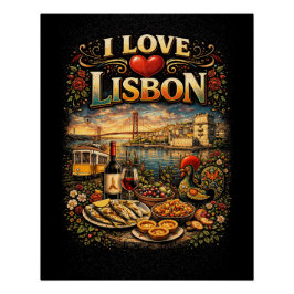 Ich liebe Lissabon Poster