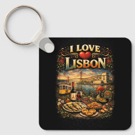 Ich liebe Lissabon Schlüsselanhänger