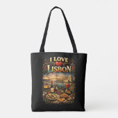Ich liebe Lissabon Tasche (Rückseite)