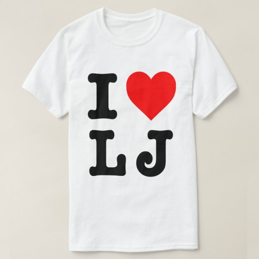 "ICH LIEBE LJ " T-Shirt (Design vorne)
