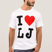 "ICH LIEBE LJ " T-Shirt (Vorderseite)