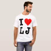 "ICH LIEBE LJ " T-Shirt (Vorne ganz)