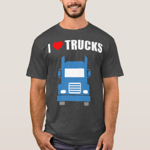 Ich liebe LKWs T-Shirt