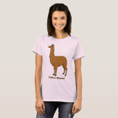 Ich liebe Llamas! T-Shirt (Vorne ganz)
