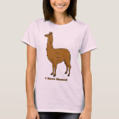 Ich liebe Llamas! T-Shirt (Vorderseite)