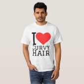 Ich liebe lockiges Haar T-Shirt (Vorne ganz)
