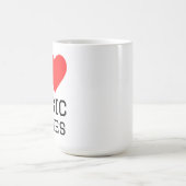 Ich liebe Logikspiele Kaffeetasse (Mittel)