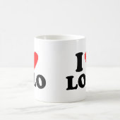 Ich liebe Lolo Kaffeetasse (Mittel)