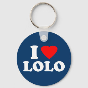 Ich liebe Lolo Schlüsselanhänger