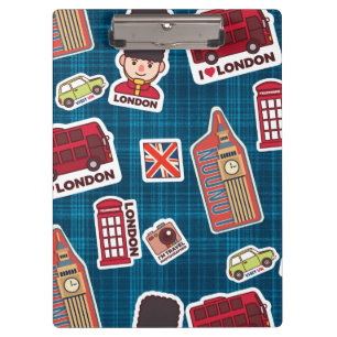 Ich liebe London Klemmbrett