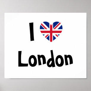 Ich liebe London Poster