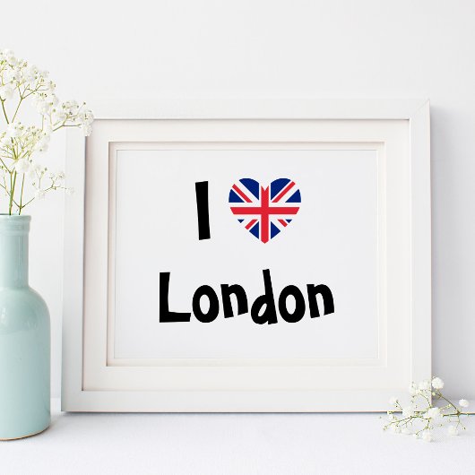 Ich liebe London Poster