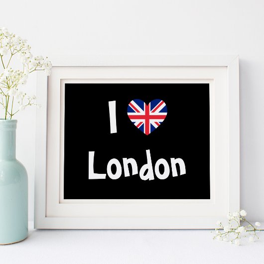 Ich liebe London Poster