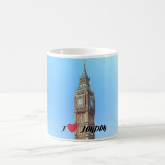 Ich liebe London Tasse – Big Ben Illustration Souv