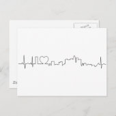 Ich Liebe Los Angeles im außergewöhnlichen ecg-Sti Postkarte (Vorne/Hinten)