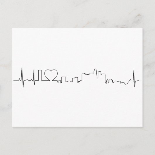 Ich Liebe Los Angeles im außergewöhnlichen ecg-Sti Postkarte (Vorderseite)