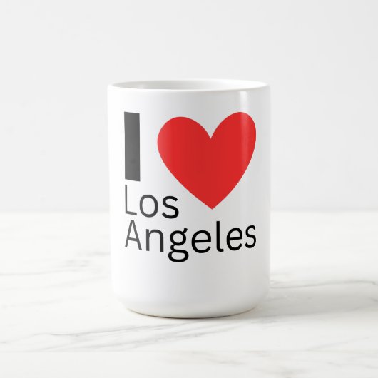 Ich liebe Los Angeles Kaffeetasse (Mittel)