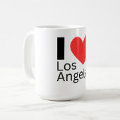 Ich liebe Los Angeles Kaffeetasse (Vorderseite Links)