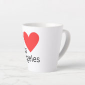 Ich liebe Los Angeles Milchtasse (Rechte Ecke)