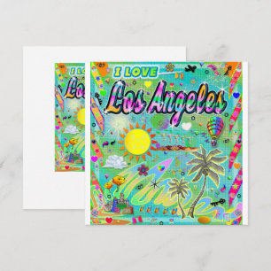 ICH LIEBE Los Angeles Nu Era Karte