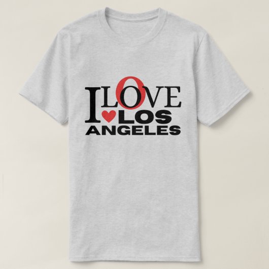 Ich liebe Los Angeles T-Shirt (Design vorne)