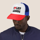 Ich Liebe Lot Lizards, Funny Truckerkappe (Beispiel)