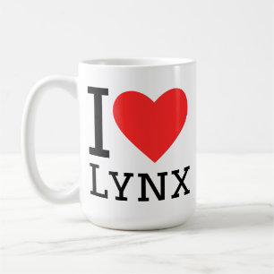 Ich liebe Luchs  Kaffeetasse
