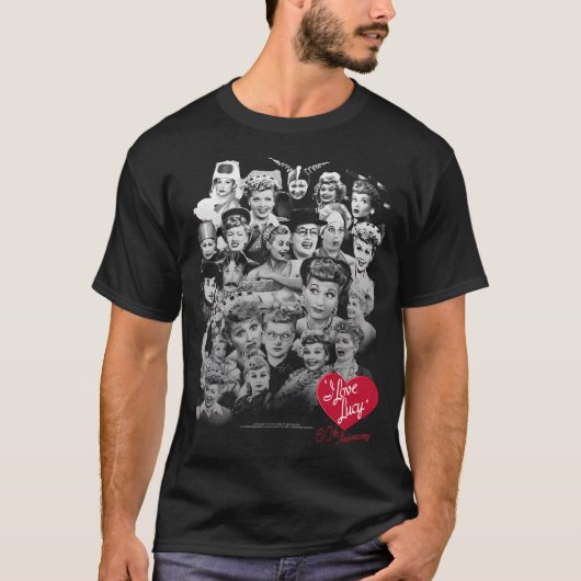 Ich Liebe Lucy 60 Jahre Spaß T-Shirt (Vorderseite)