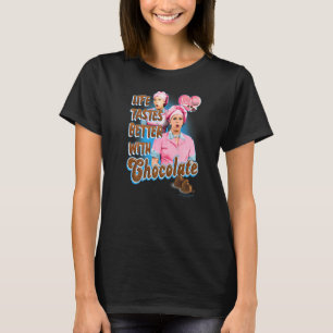 Ich Liebe Lucy besser mit Schokolade T-Shirt
