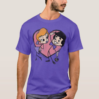 Ich liebe Lucy Cartoon Liebesmädchen T-Shirt