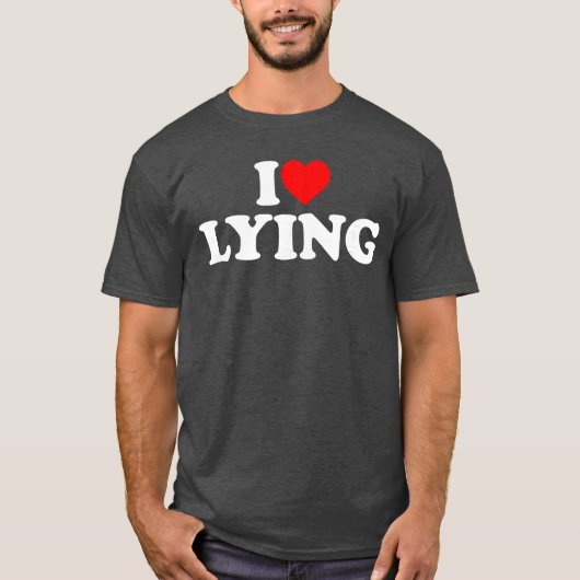 Ich liebe lügende Freunde T-Shirt (Vorderseite)