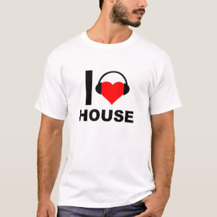 Ich liebe lustige Haus T-Shirt