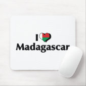 Ich liebe Madagaskar-Flagge Mousepad (Mit Mouse)
