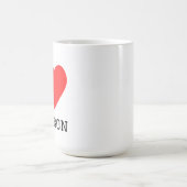 Ich liebe Madison Kaffeetasse (Mittel)