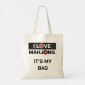 Ich Liebe Mahjong Das ist meine Tasche (Rückseite)