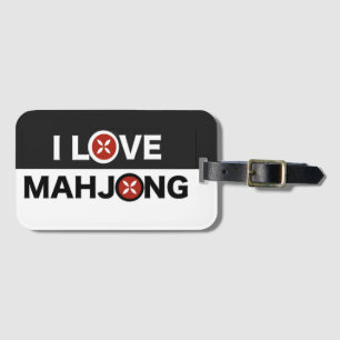 Ich Liebe Mahjong Das ist meine Tasche Gepäckanhänger