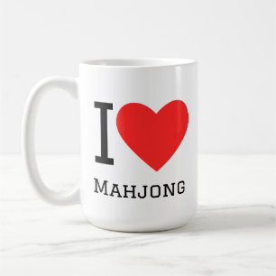 Ich liebe Mahjong Kaffeetasse