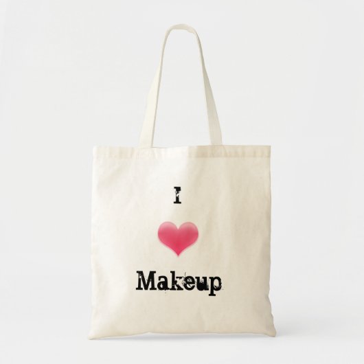 "ICH LIEBE-MAKE-UP" Tasche (Vorne)