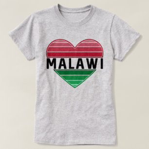 Ich Liebe Malawi, Malawian Herz T-Shirt