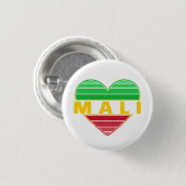 Ich Liebe Mali, Mali Button (Vorne & Hinten)