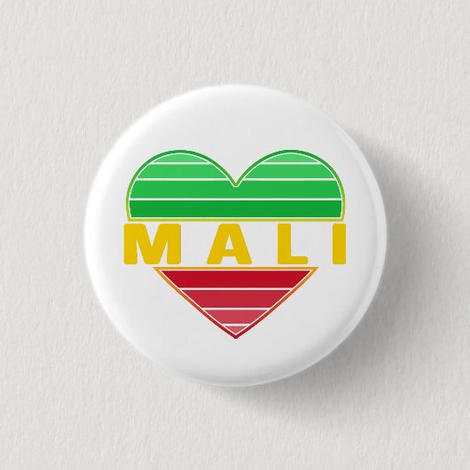 Ich Liebe Mali, Mali Button (Vorderseite)