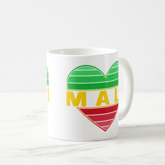 Ich Liebe Mali, Mali Kaffeetasse (VorderseiteRechts)