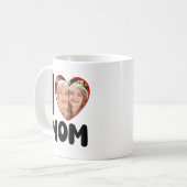 Ich liebe Mama Benutzerfoto Muttertag Kaffeetasse (Vorderseite Links)