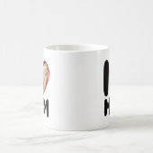 Ich liebe Mama Benutzerfoto Muttertag Kaffeetasse (Mittel)