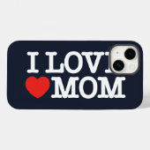 Ich Liebe Mama Case-Mate iPhone Hülle (Rückseite (Horizontal))